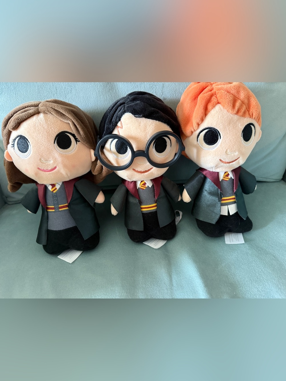 Harry, Hermoine and Ron Funko! Warner Bros authentic stuffies like new